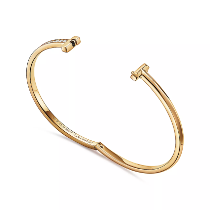T1 Narrow Diamond Hinged Bangle